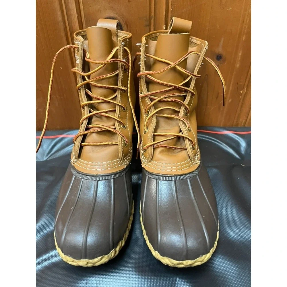Vtg LL Bean Women's Maine Duck Boots Hunting Hiking Thinsulate Size 9B